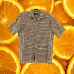 Vintage Barberini Button Up Short‎ Sleeve Made in Italy